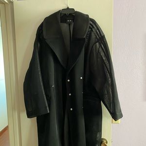 Ivy Park Black Mesh Jacket Size Medium